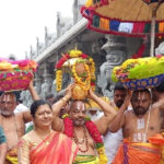 Puranapanda Srinivas, Sai Korrapati at Yadadri temple Pavithrotsavam